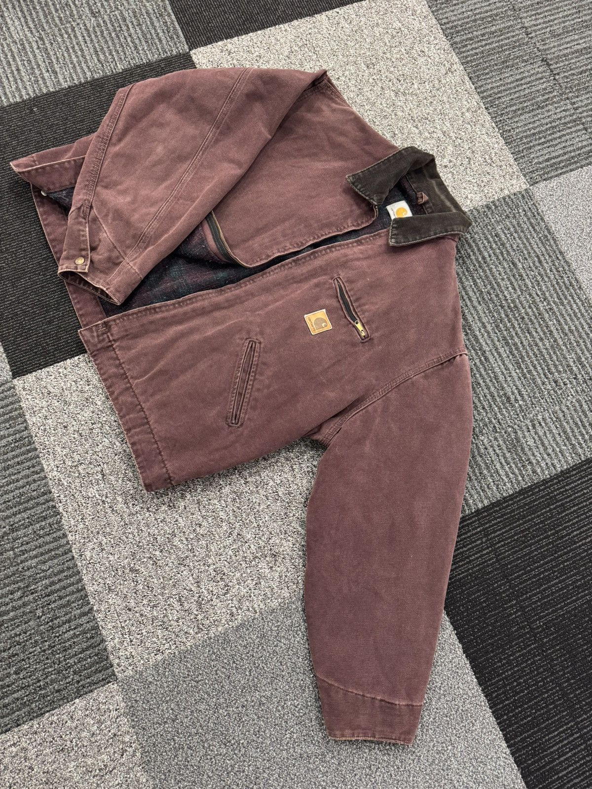 Carhartt Carhartt Detroit Jacket J43 BRG usa vintage og Size US XL / EU 56 / 4 - 3 Thumbnail