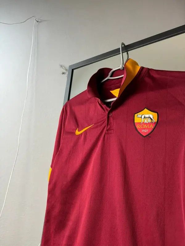 Nike × Vintage ROMA AS 2014 2015 HOME FOOTBALL SHIRT SOCCER JERSEY NIKE Size US S / EU 44-46 / 1 - 2 Thumbnail
