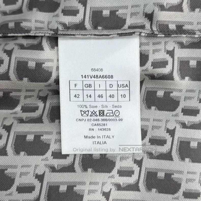 Dior Dior Gray logo mulberry silk shirt Size M / US 6-8 / IT 42-44 - 6 Thumbnail