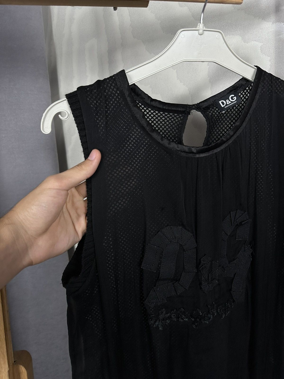 Dolce & Gabbana × Vintage Dolce & Gabbana Vintage Tank Top Size L / US 10 / IT 46 - 7 Thumbnail