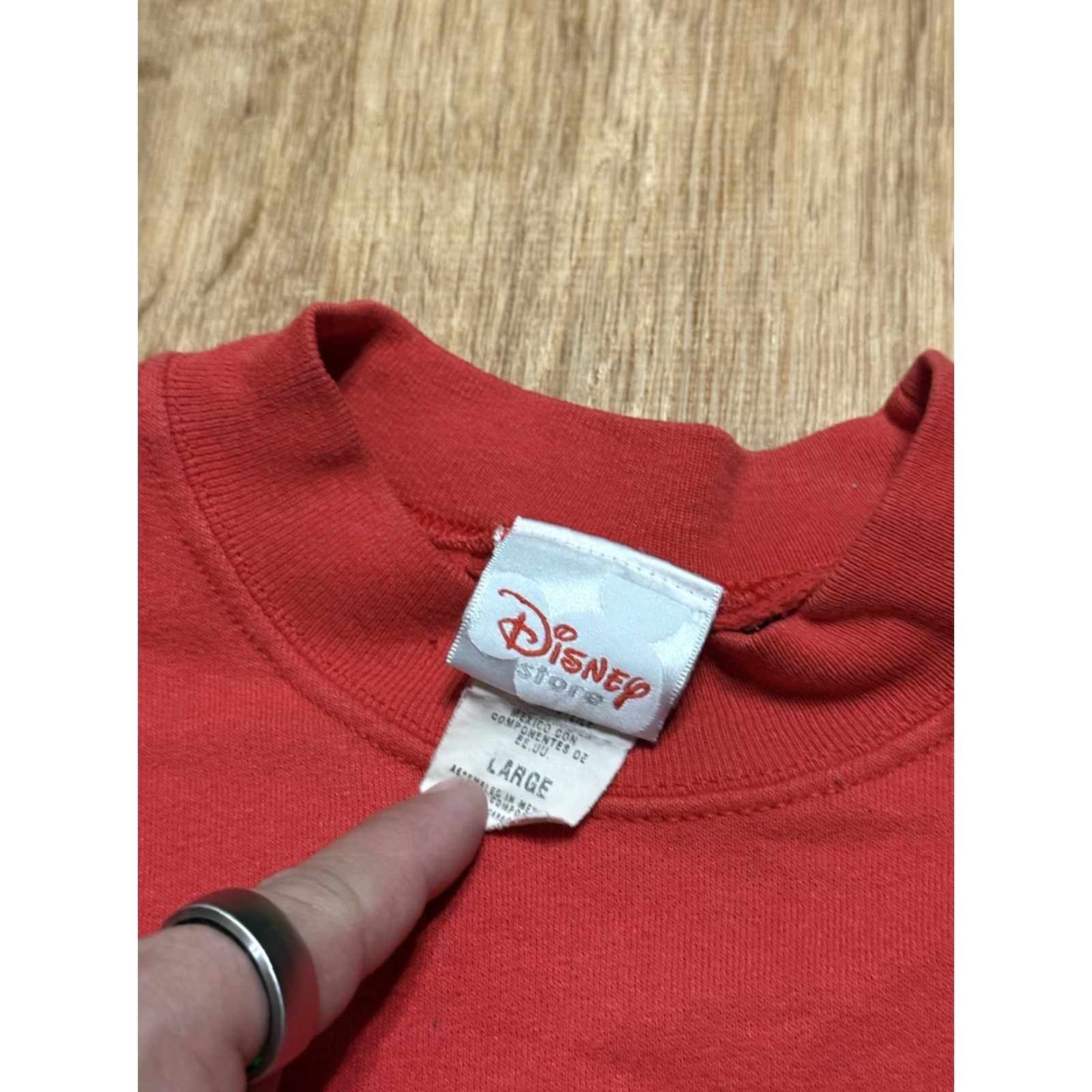 Disney VINTAGE Disney Mickey Mouse Sweatshirt Large Adults Red Crew Neck Y2K Size US L / EU 52-54 / 3 - 3 Thumbnail