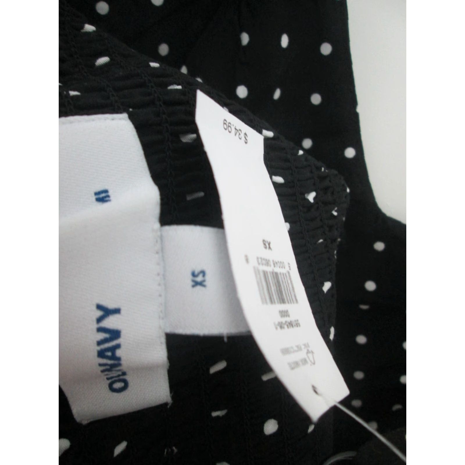 old navy black and white polka dot dress Old Navy