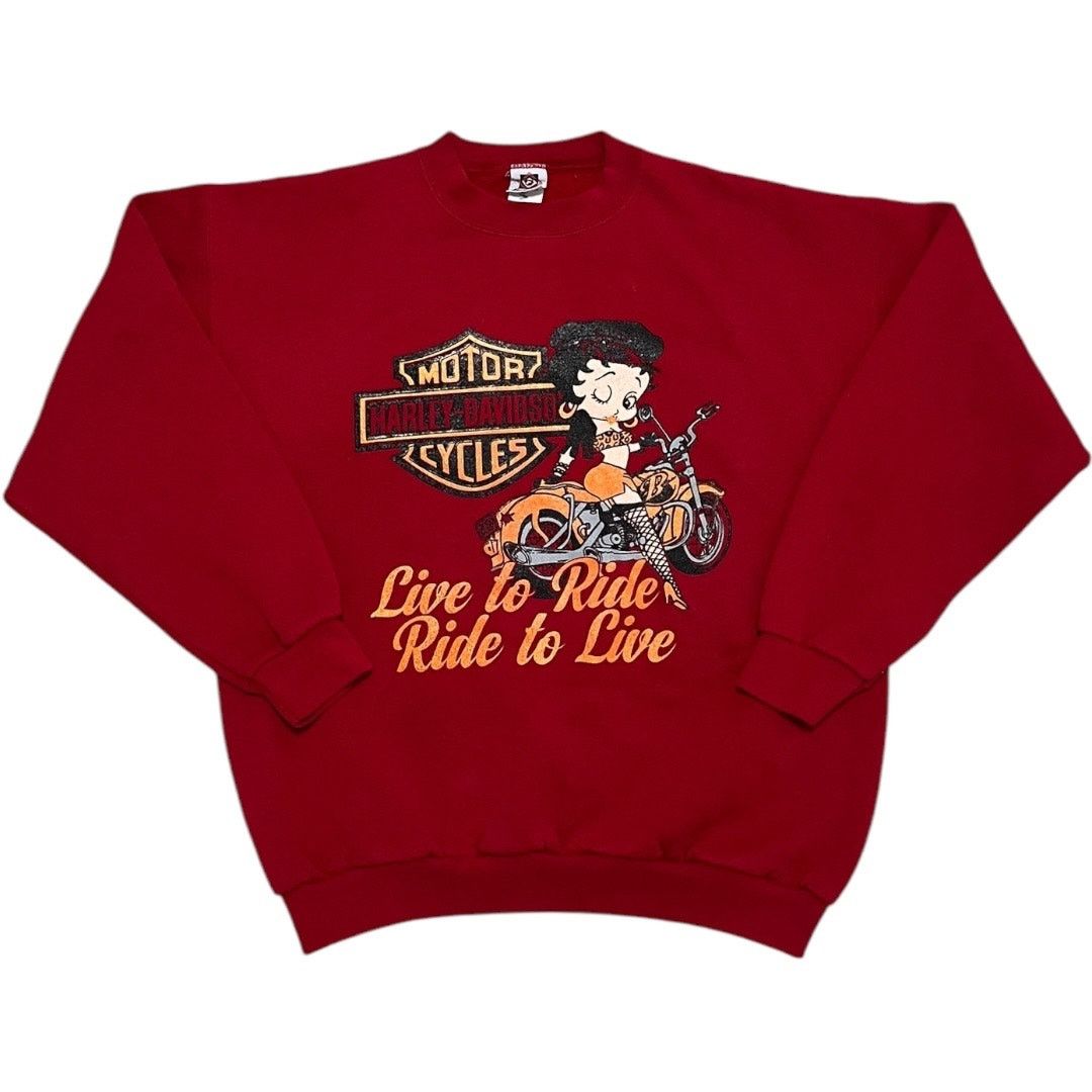 Betty Boop × Harley Davidson / Vintage Bootleg,