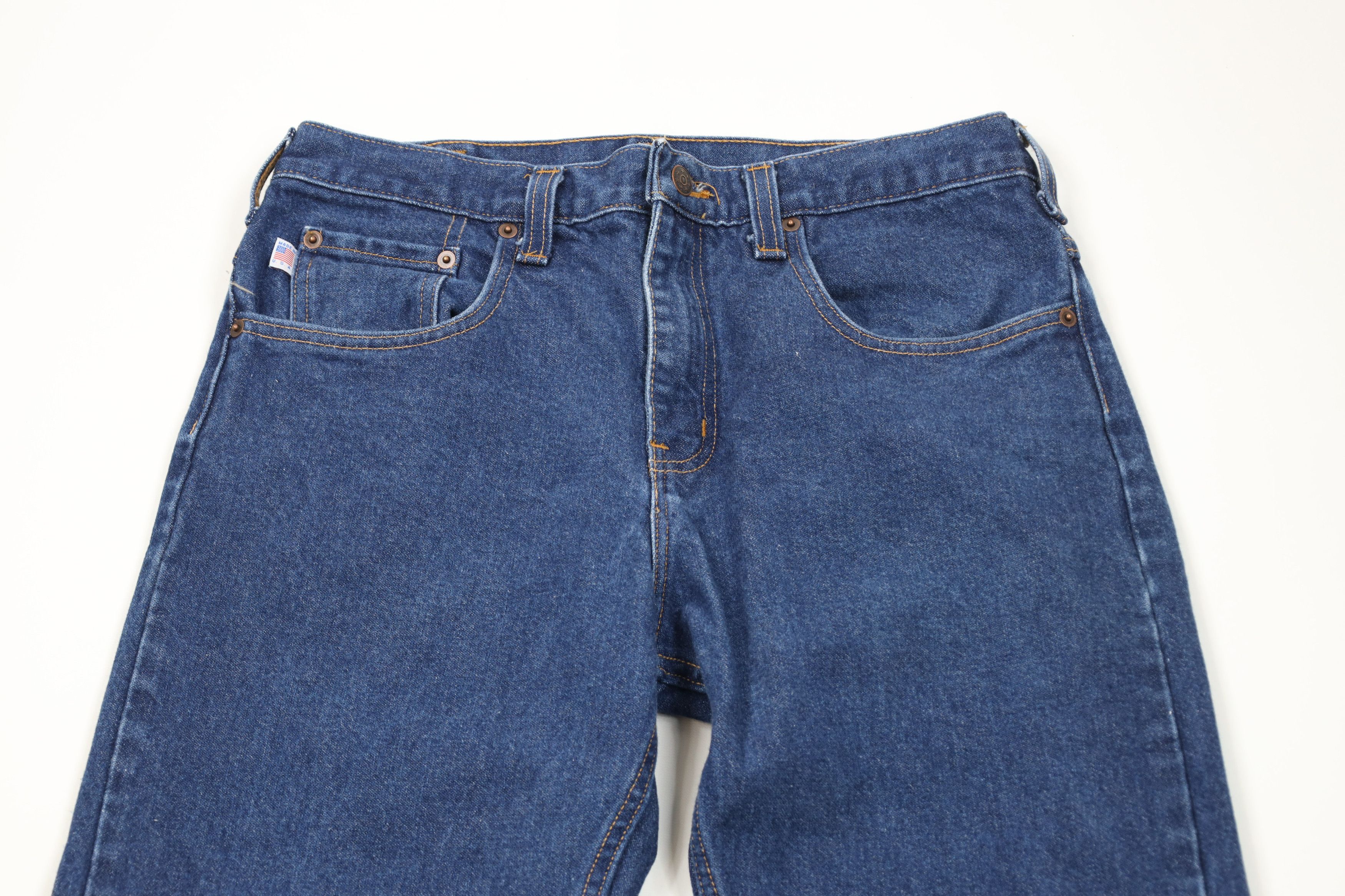 Vintage Vintage 90s Streetwear Leg Denim Jeans Blue Cotton USA Size US 32 / EU 48 - 2 Thumbnail