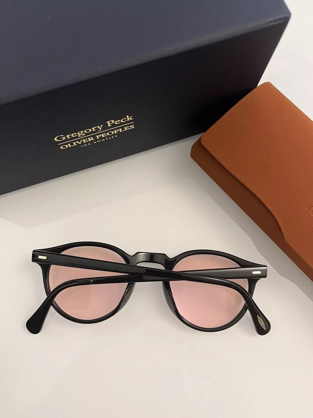 Oliver Peoples Gregory Peck Sun Limited Edition Rust/ Green Photo Size ONE SIZE - 5 Thumbnail