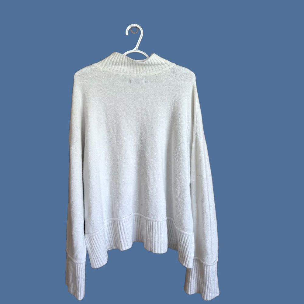 Nine West Nine West Wool Knit Mock Neck Sweater XXL Womens White Casual Pullover Winter Fall 2XL Regular Mens Womens Size XXL / US 16-18 / IT 52-54 - 1 Thumbnail