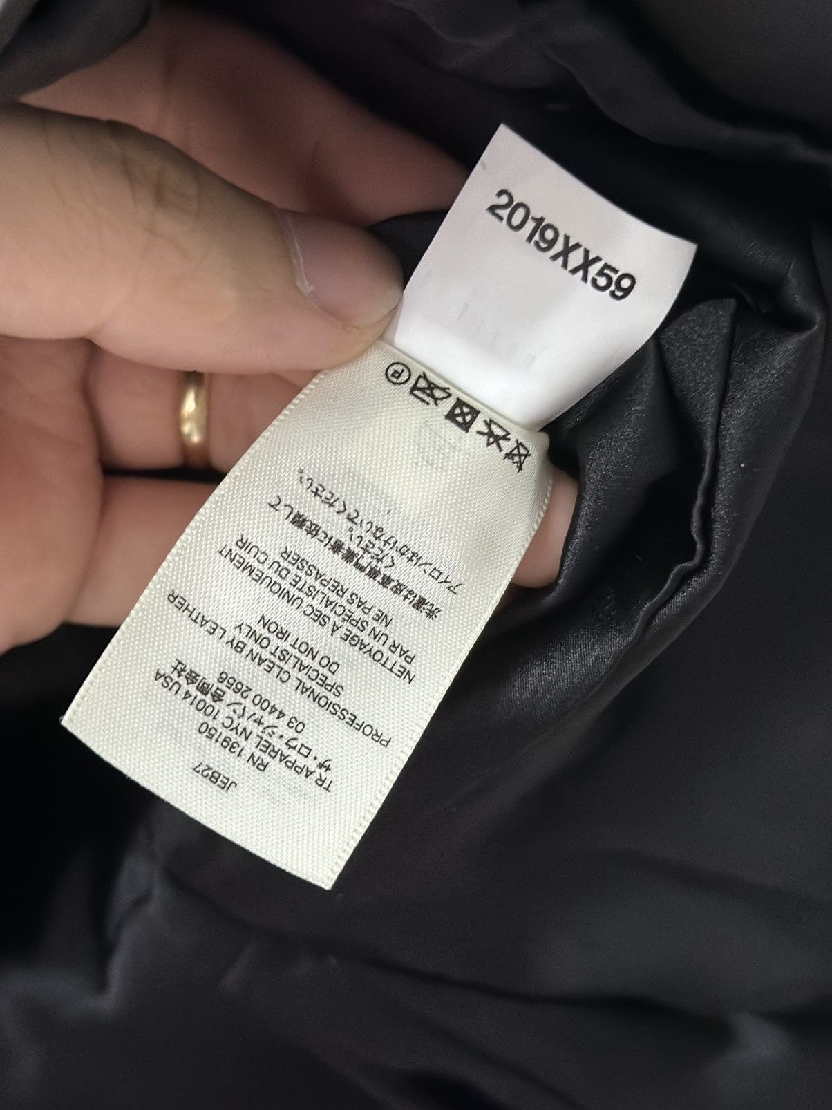 The Row The Row Anasta Jacket 100% Lambskin Leather Size XL / US 12-14 / IT 48-50 - 15 Thumbnail