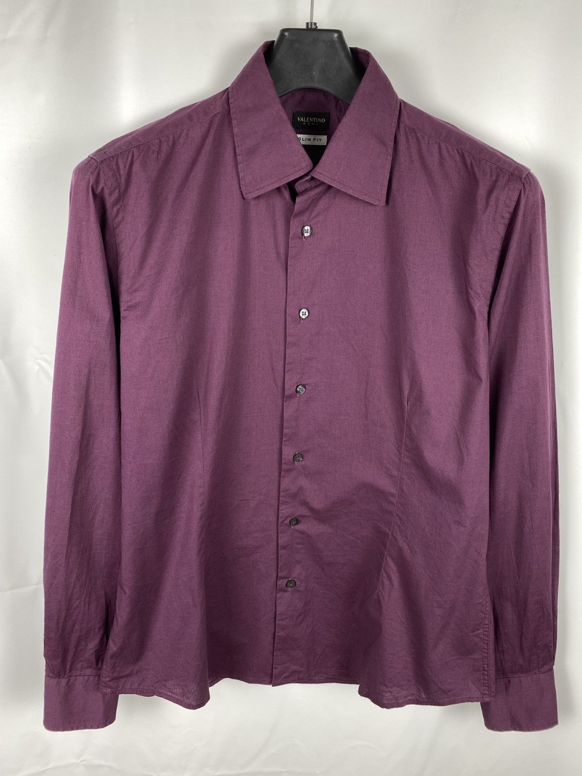 Valentino Valentino Roma Shirt Button Up Cotton Men size 16 41 Size US L / EU 52-54 / 3 - 1 Thumbnail