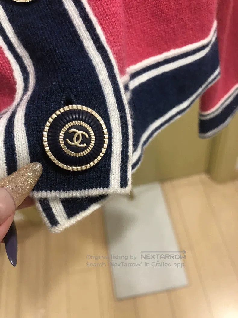 Chanel Chanel Cashmere knitted cardigan coat Size XXS / US 00 / IT 34 - 2 Thumbnail