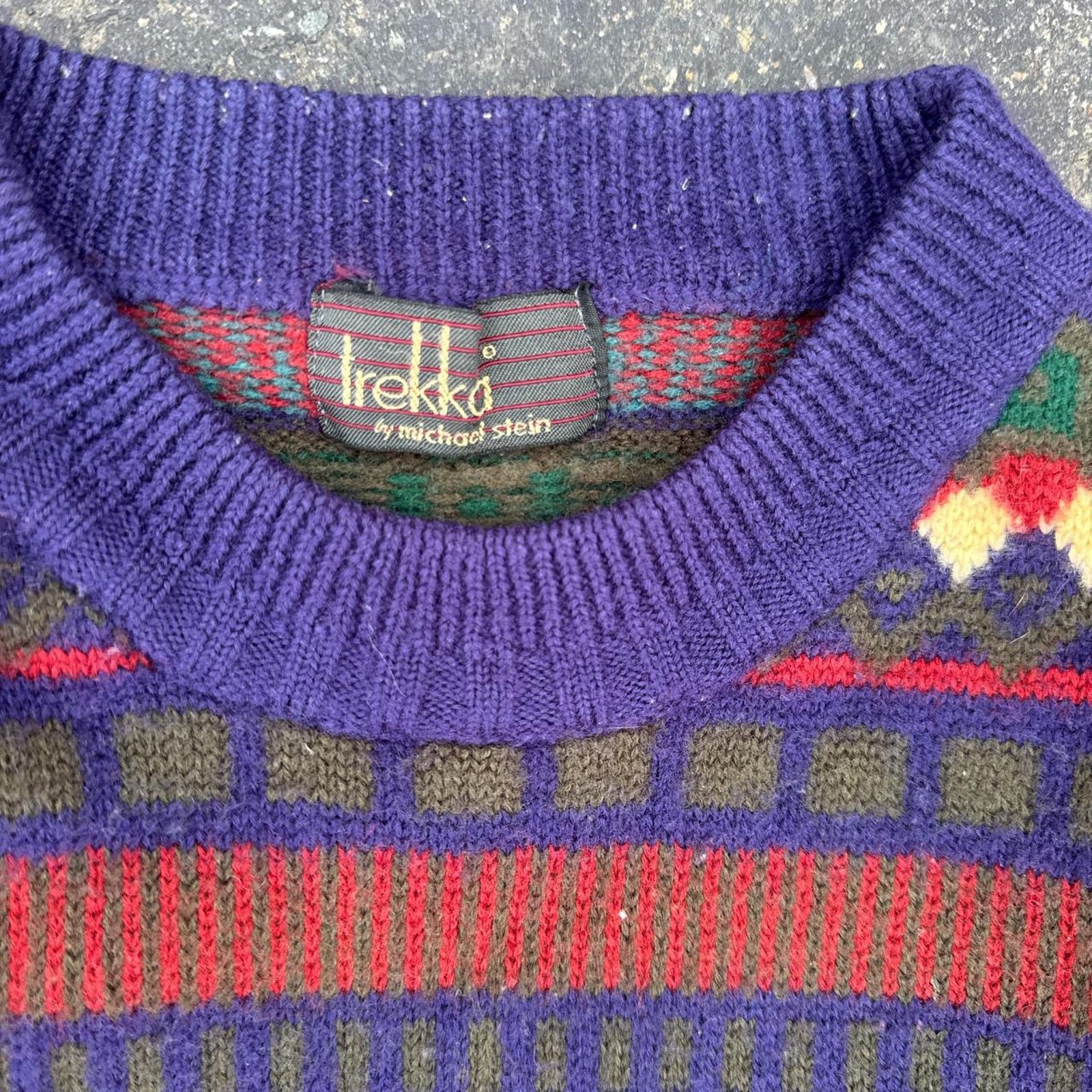 Vintage Vintage 90s Retro Trekka Michael Stein Sweater Size Medium Size M / US 6-8 / IT 42-44 - 4 Thumbnail