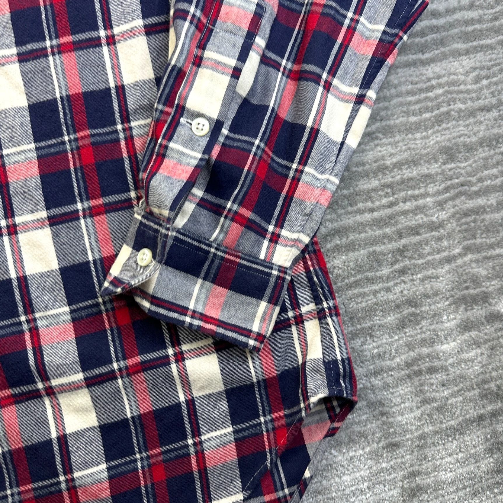 Polo Ralph Lauren Polo Ralph Lauren Shirt Mens Medium Red Plaid Flannel 2 Pocket Button Up Size US M / EU 48-50 / 2 - 5 Thumbnail
