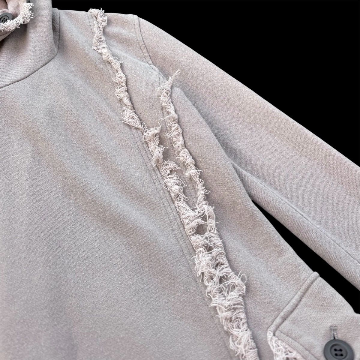Japanese Brand Anne Kerry Cool Distressed Hooded Jacket – Asymmetrical Size US M / EU 48-50 / 2 - 7 Thumbnail