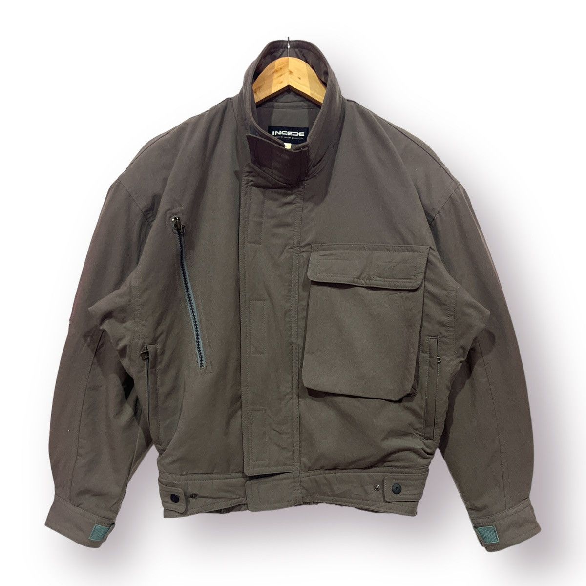 image of Incede Yamaha Motor Racing Jacket in Grey, Men's (Size Large)