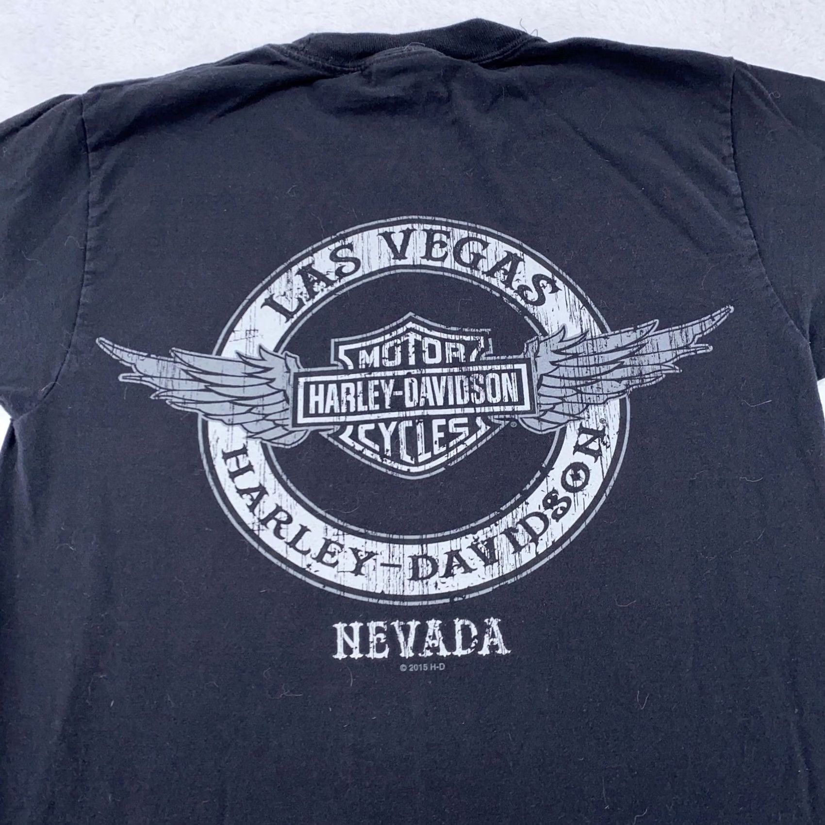 Harley Davidson Harley-Davidson Shirt Mens XS Black Skull Graphic Print Biker Motorcycle City Las Vegas Nevada Shirt T-Shirt Crew Neck Short Sleeve Mens XS Size US XS / EU 42 / 0 - 4 Thumbnail