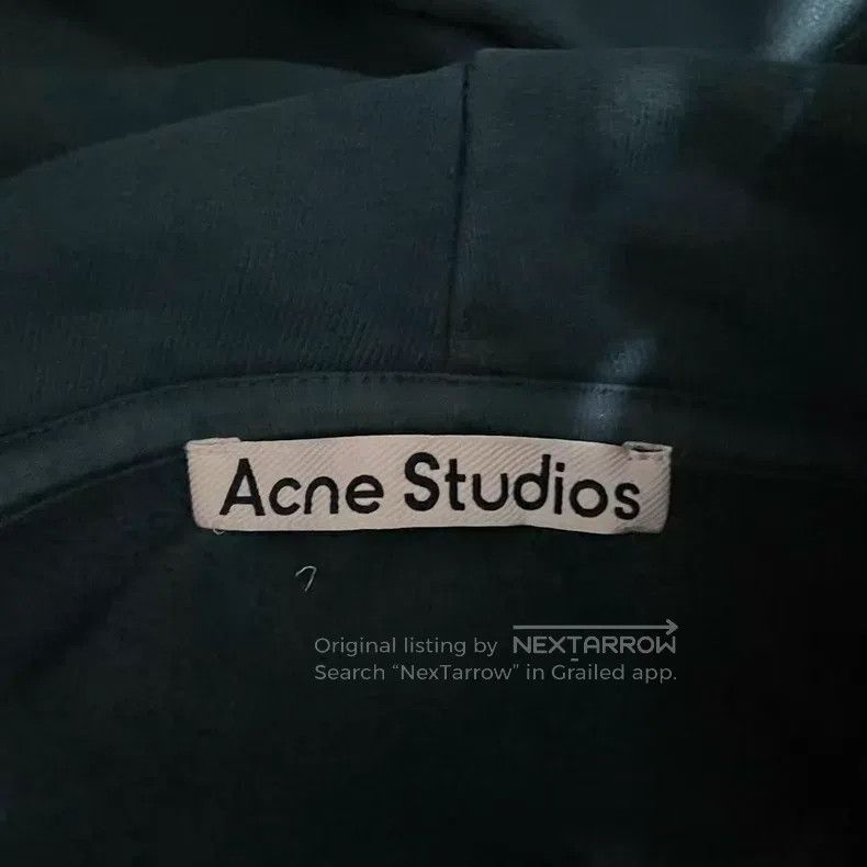 Acne Studios Acne Studios Logo Washed Distressed Hooded Sweatshirt Size US XXS / EU 40 - 3 Thumbnail