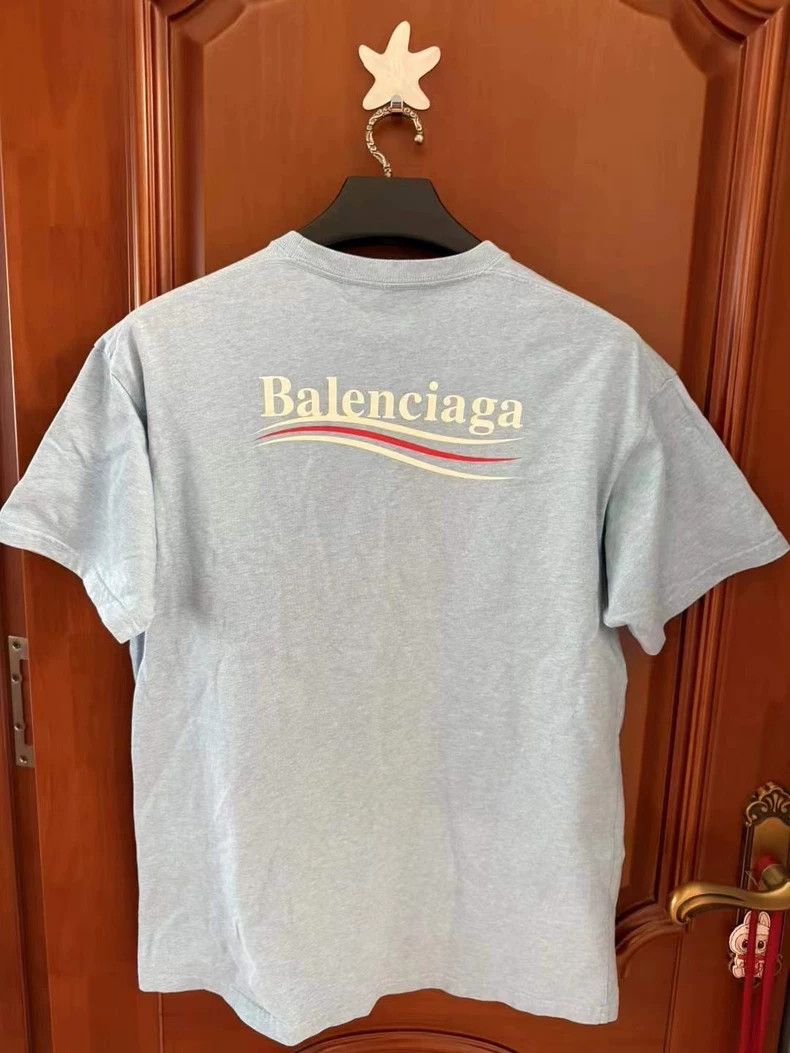 Balenciaga Balenciaga Haze Blue Cola Short Sleeve Size XXS / US 00 / IT 34 - 2 Thumbnail
