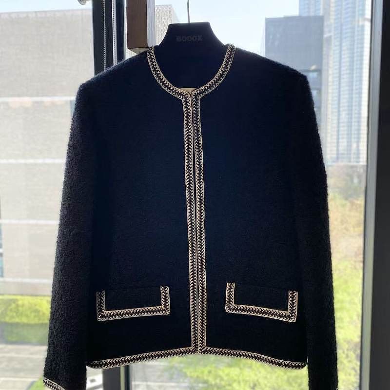 Celine CELINE Tweed Contrast Trim Jacket Size 36 Size XS / US 0-2 / IT 36-38 - 1 Thumbnail
