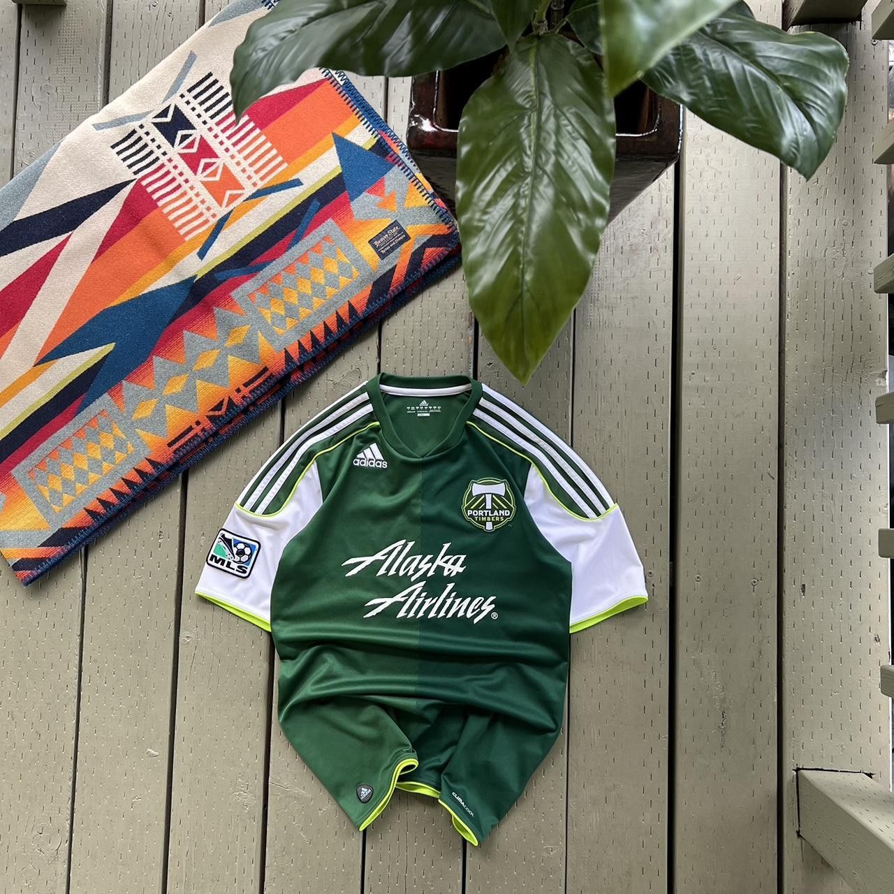 Adidas Adidas Authentic Portland Timbers MLS Jersey Size US S / EU 44-46 / 1 - 2 Thumbnail