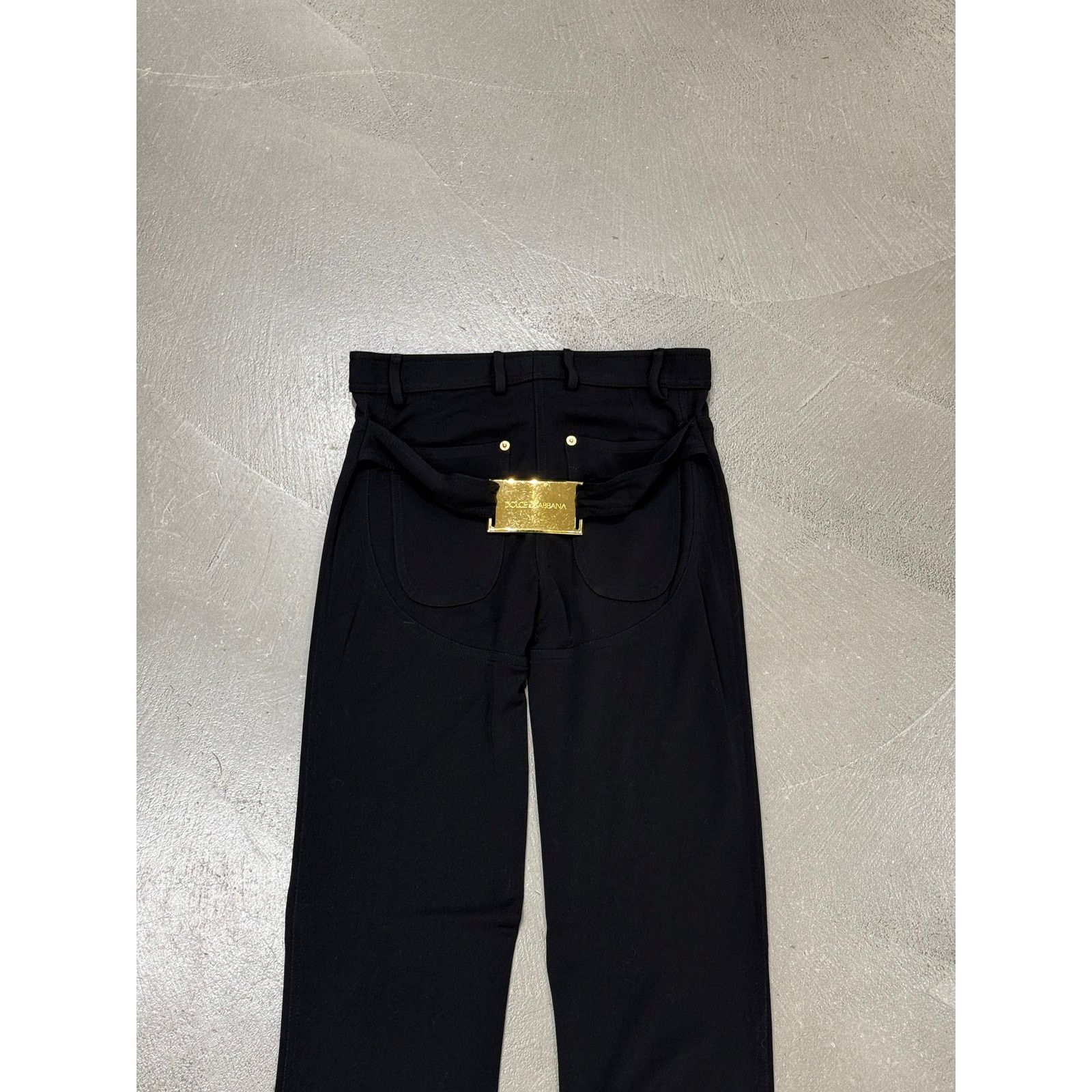 Dolce & Gabbana 2001 Dolce & Gabbana extra long iconic buckle cowboy pants Size 26" / US 2 / IT 38 - 5 Thumbnail
