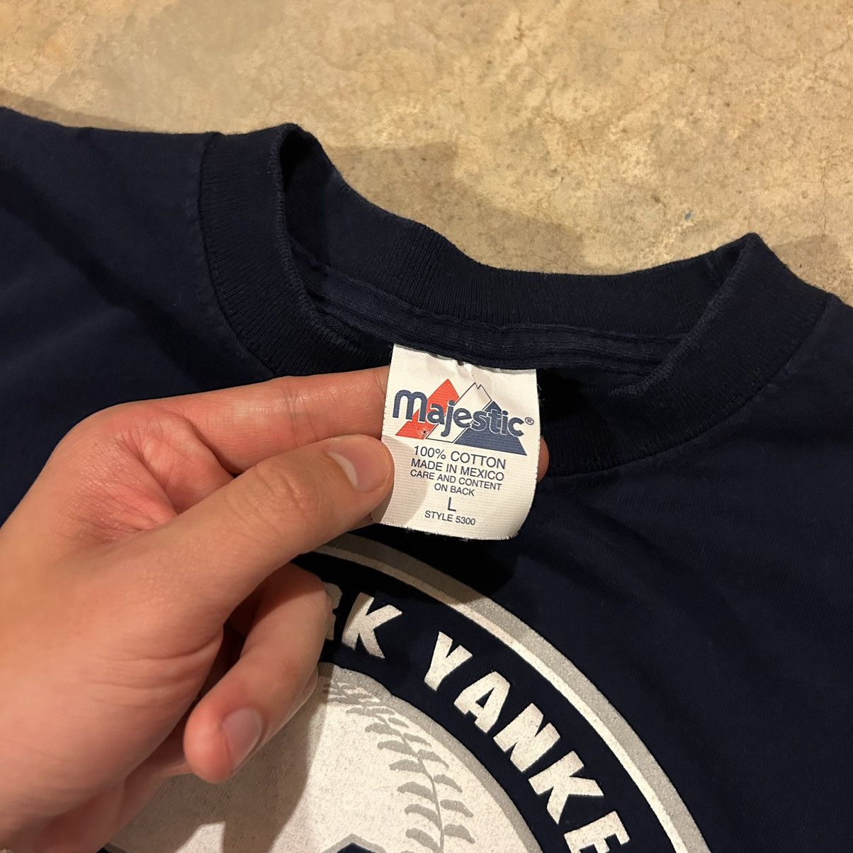MLB × New York Yankees × Vintage Crazy Vintage Y2K New York Yankees Baseball MLB Tee Size US L / EU 52-54 / 3 - 3 Thumbnail