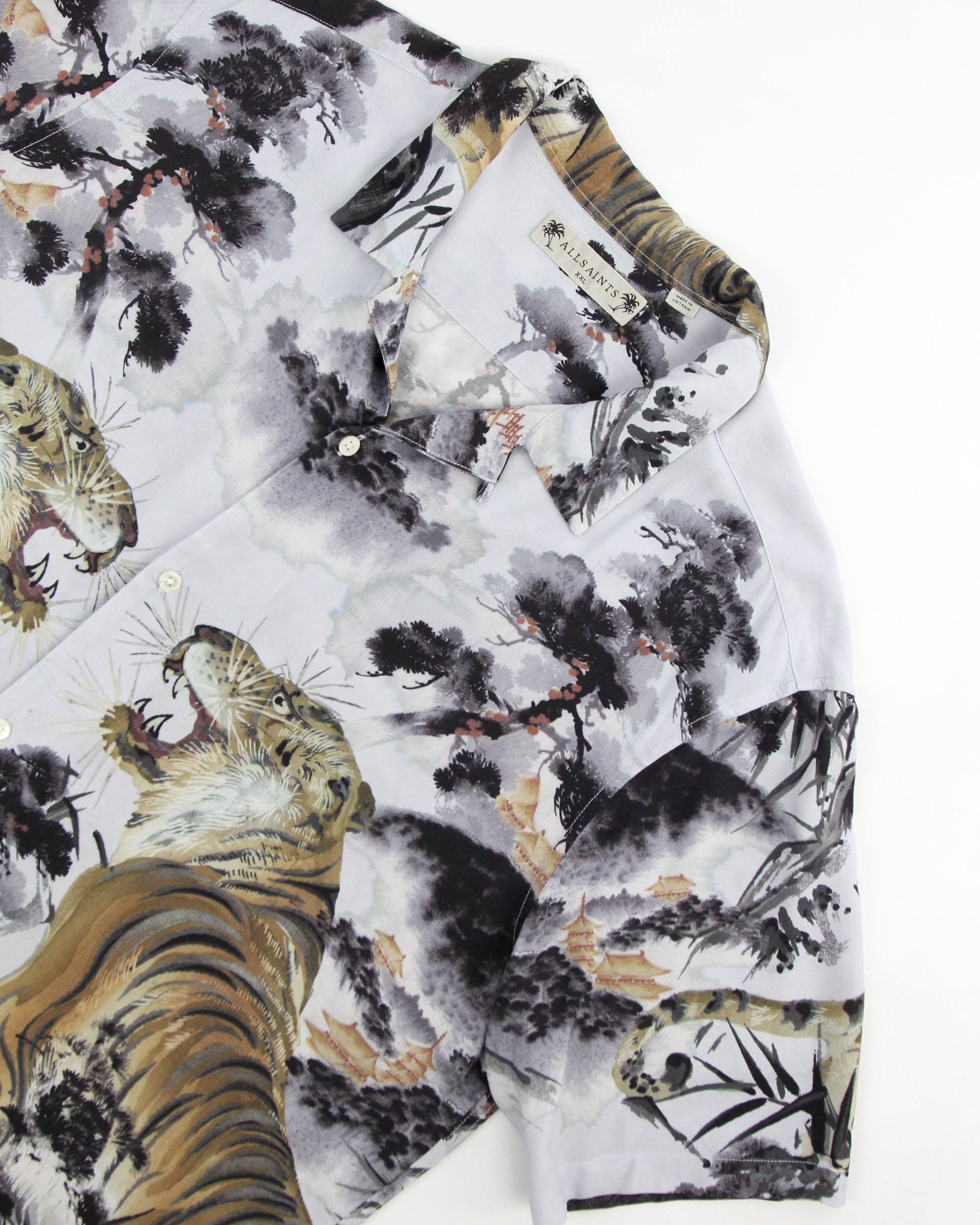 Allsaints ALLSAINTS Shirt with tiger print Size US XXL / EU 58 / 5 - 6 Thumbnail