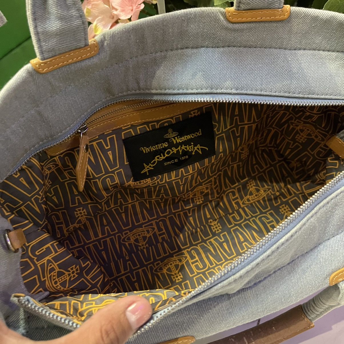 Vivienne Westwood Vivienne westwood anglomania Denim Orb 2 way tote bag Size ONE SIZE - 9 Thumbnail