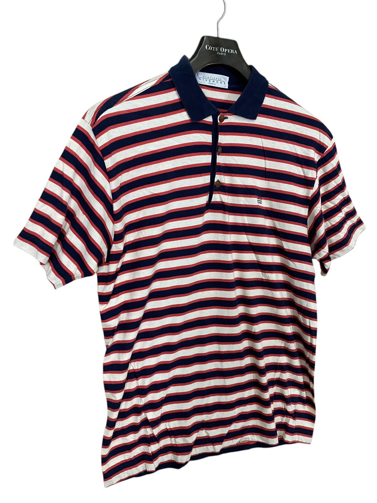 Designer × Givenchy Vintage gentleman givenchy paris striped polo Size US M / EU 48-50 / 2 - 3 Thumbnail