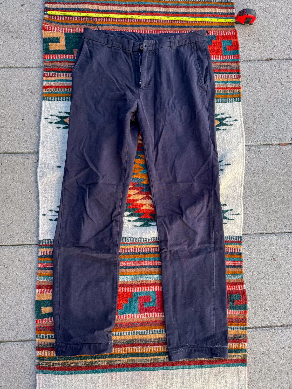 Our Legacy Navy Canvas Chinos - S/S 2013 Size US 32 / EU 48 - 1 Thumbnail