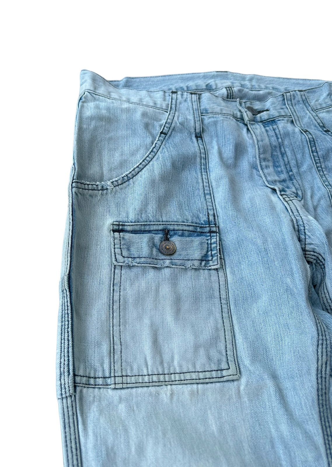 Japanese Brand Super nice design 🔥 Acoustic patchwork denim bushpants Size US 30 / EU 46 - 4 Thumbnail