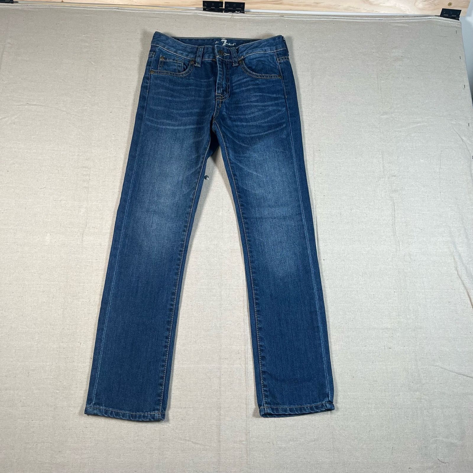7 For All Mankind 7 For All Mankind Womens Slimmy Straight Denim Jeans Size 10 Size 32" / US 10 / IT 46 - 1 Thumbnail