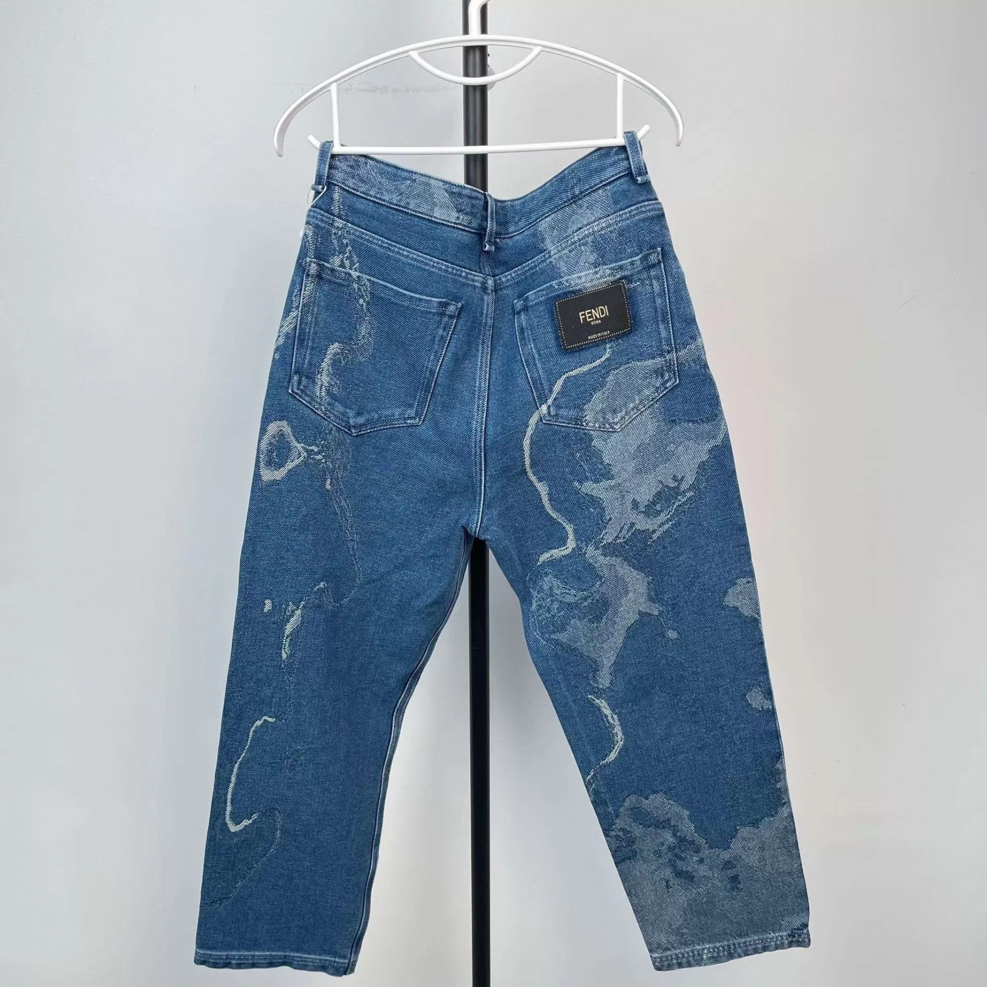 Fendi FENDI Blue Denim Jeans 31 Size 31" - 2 Thumbnail
