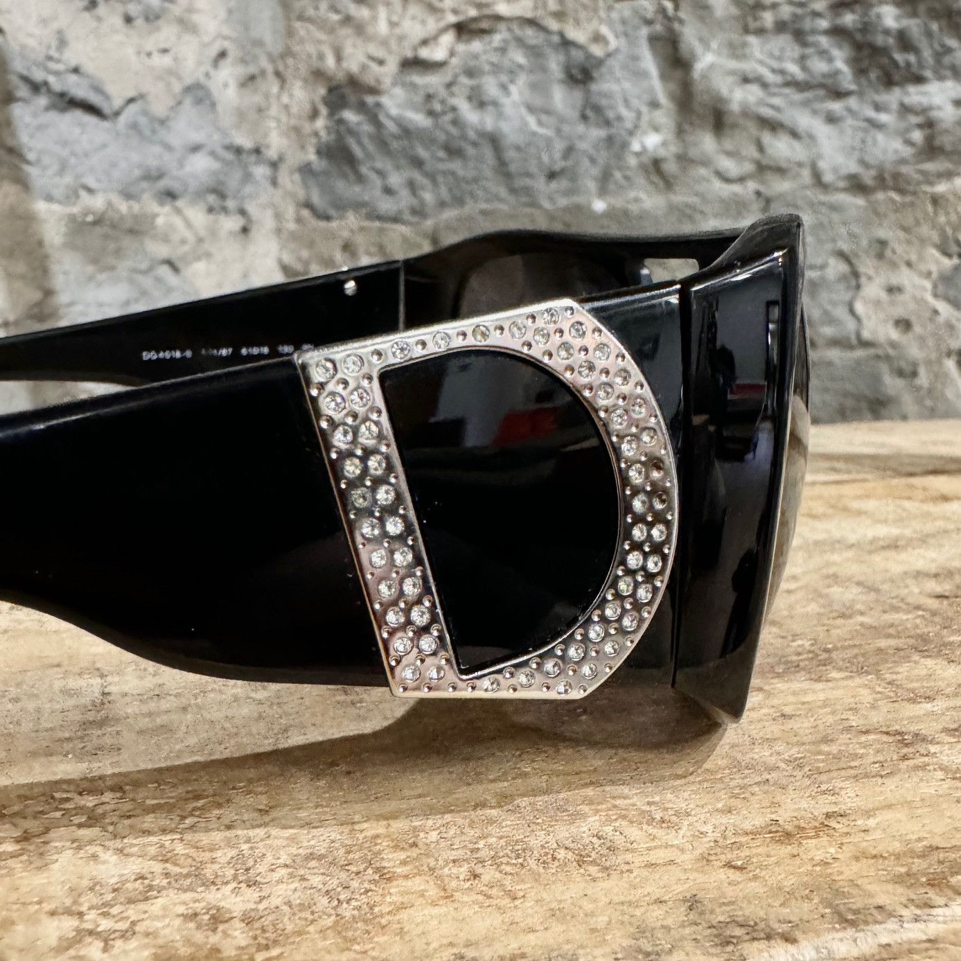 Dolce & Gabbana Dolce & Gabbana DG4018 2000s Black Square Sunglasses Size ONE SIZE - 6 Thumbnail