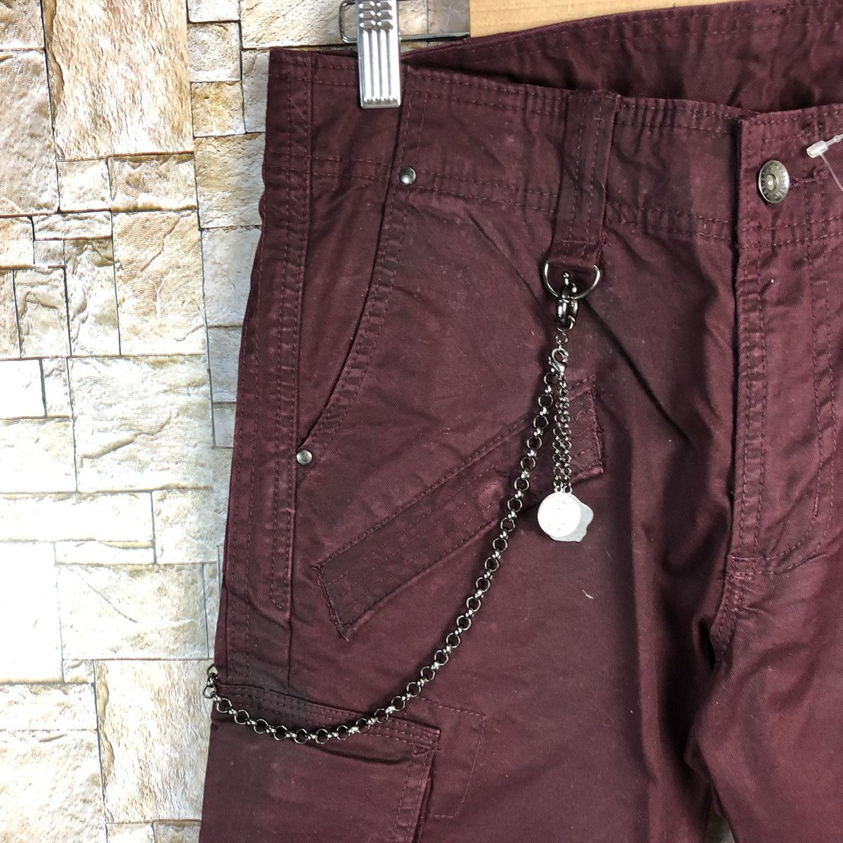 semanticdesign Semantic Design Dark Purple Cargo Multipocket Pants #A119 Size US 30 / EU 46 - 8 Thumbnail