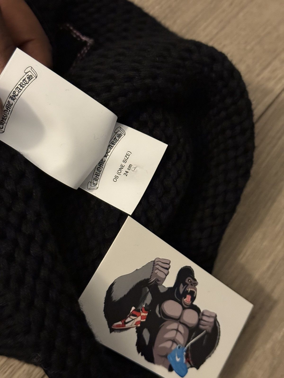 Chrome Hearts Chrome Hearts Cross Patch Cashmere Beanie Size ONE SIZE - 9 Thumbnail