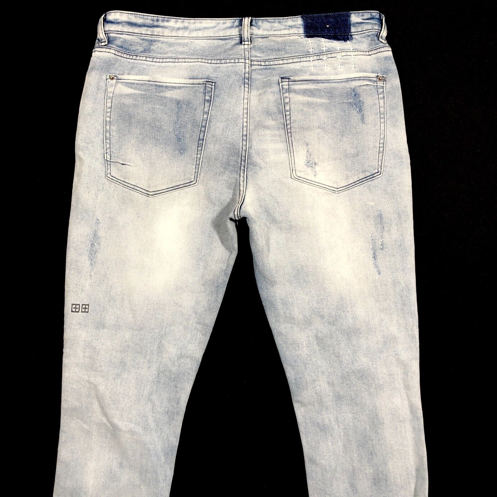 Ksubi Van Winkle Trashed Dreams Skinny Jeans size 38x33
