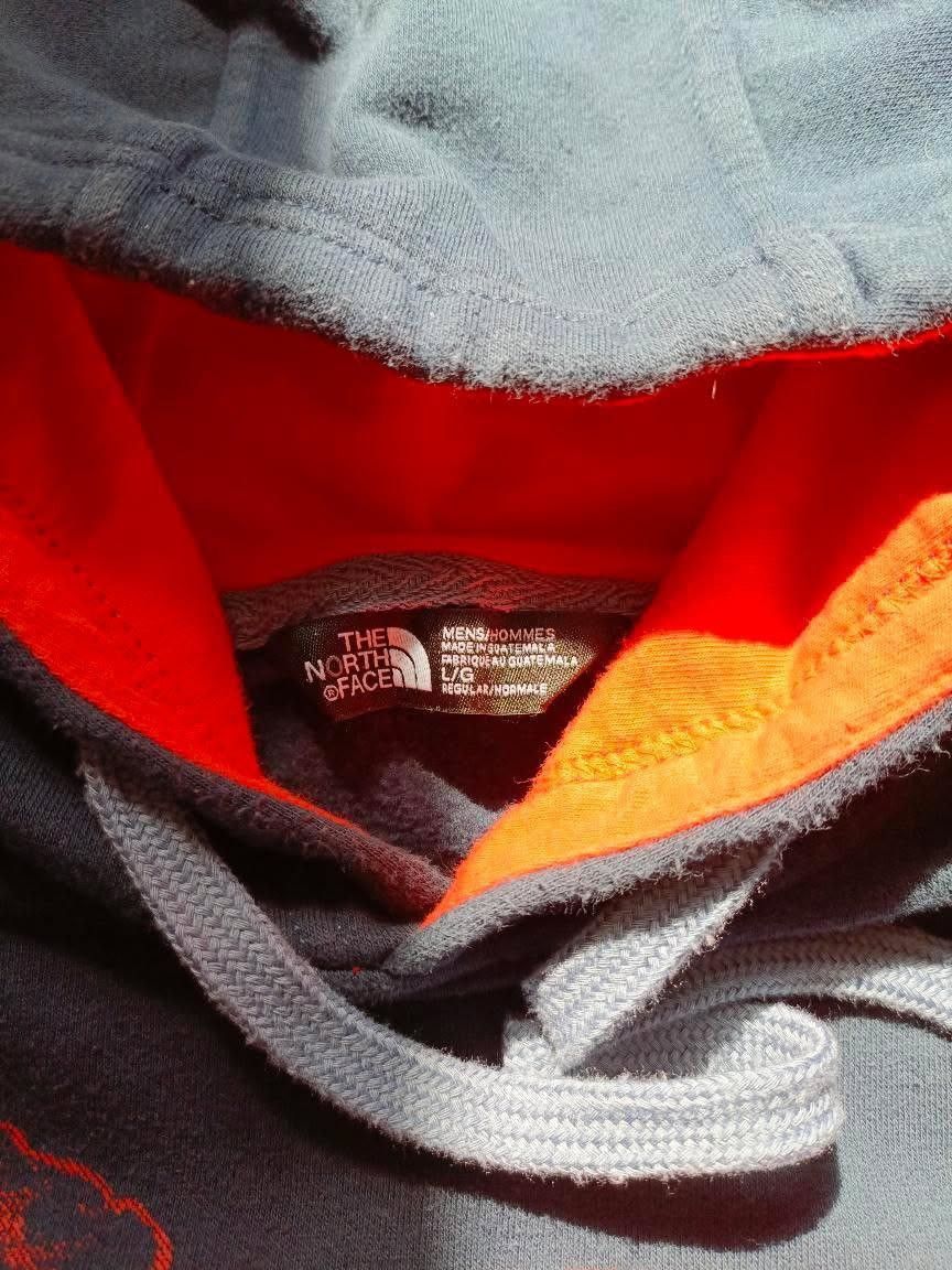 The North Face The North Face men's size L blue hoodie with orange logo Size US L / EU 52-54 / 3 - 4 Thumbnail
