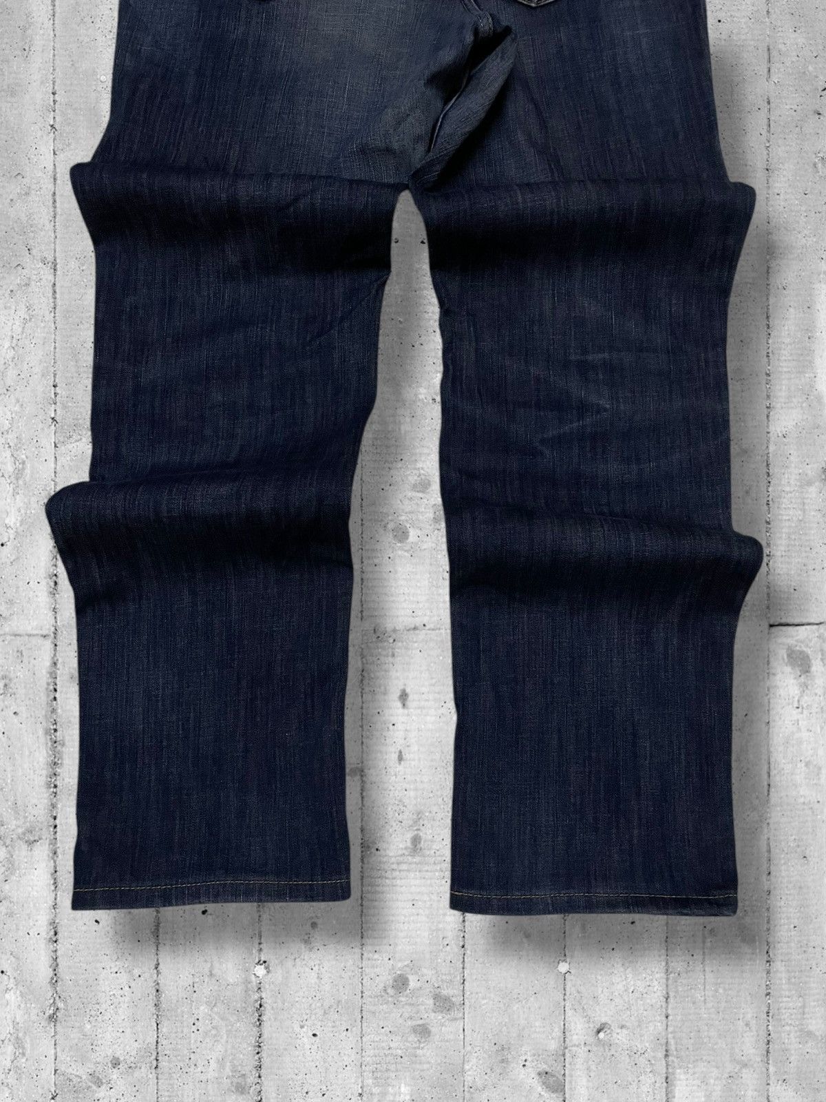 Vintage 1990s Japan Designer Edwin 403 Blue Denim Streetwear
