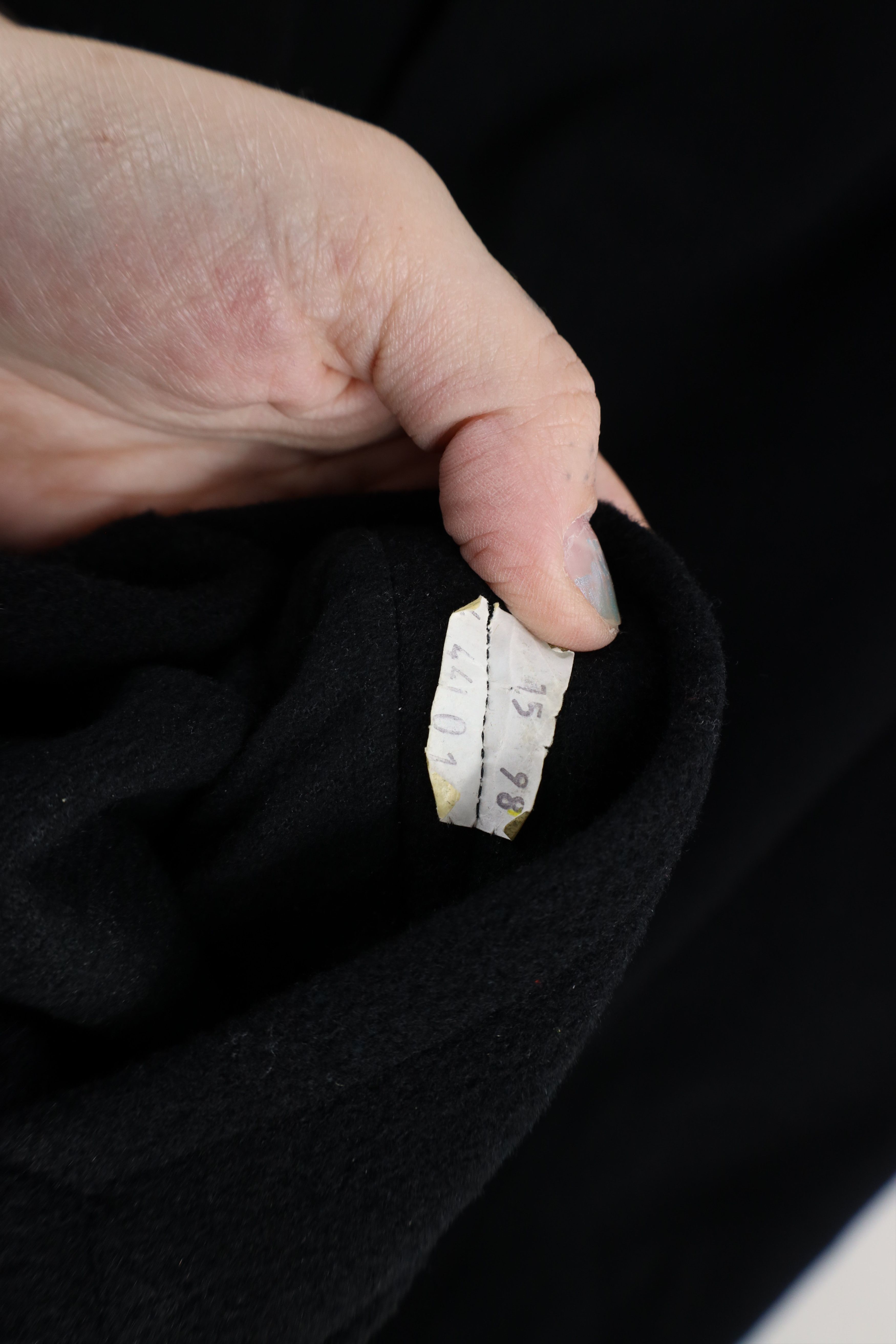 Vintage Vintage 90s Streetwear Collared Button Overcoat Jacket Black Size US XL / EU 56 / 4 - 5 Thumbnail
