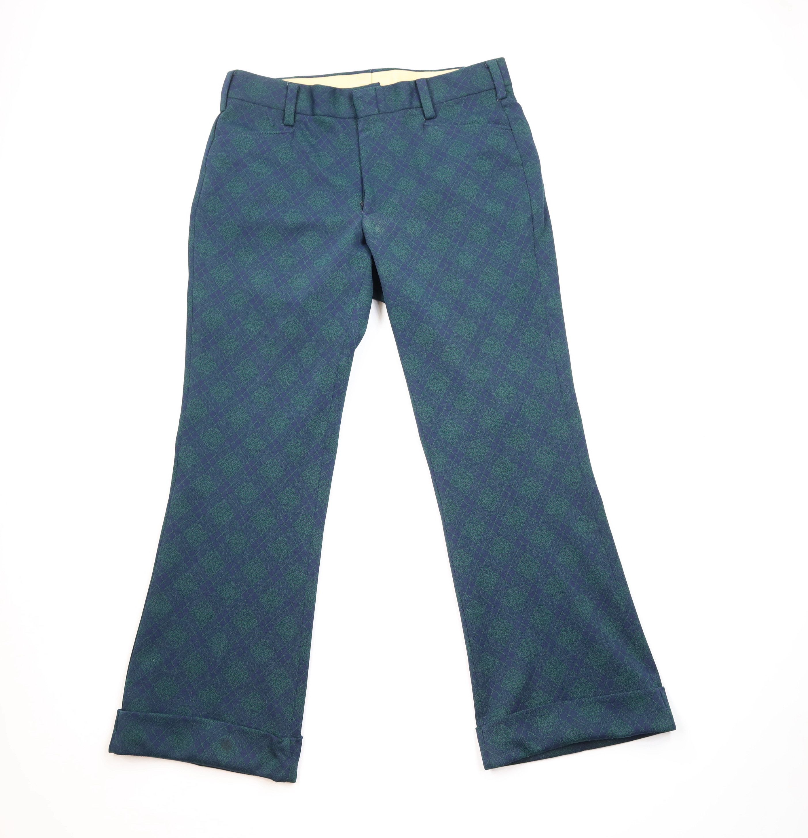 Vintage Vintage 70s Streetwear Knit Bell Bottoms Chino Pants AS IS Size US 38 / EU 54 - 1 Thumbnail