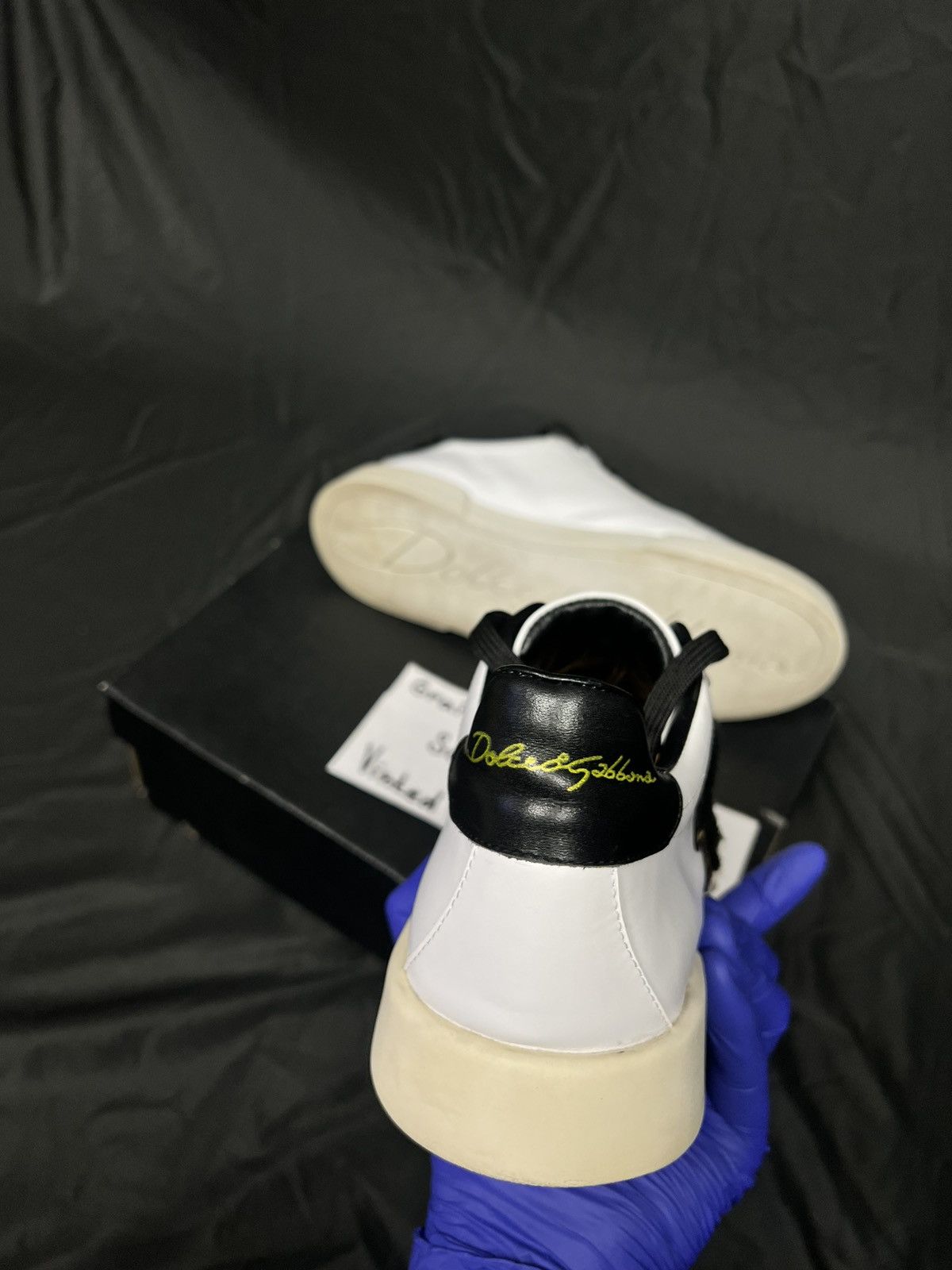 Dolce & Gabbana Dolce & Gabbana sneakers white low top old money Size US 9.5 / EU 42-43 - 4 Thumbnail