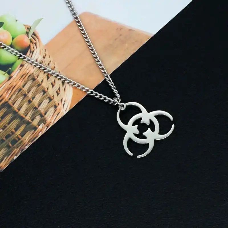 Japanese Brand × Jewelry Harajuku Biochemical Crisis Pendant Necklace Y2K Size ONE SIZE - 3 Thumbnail