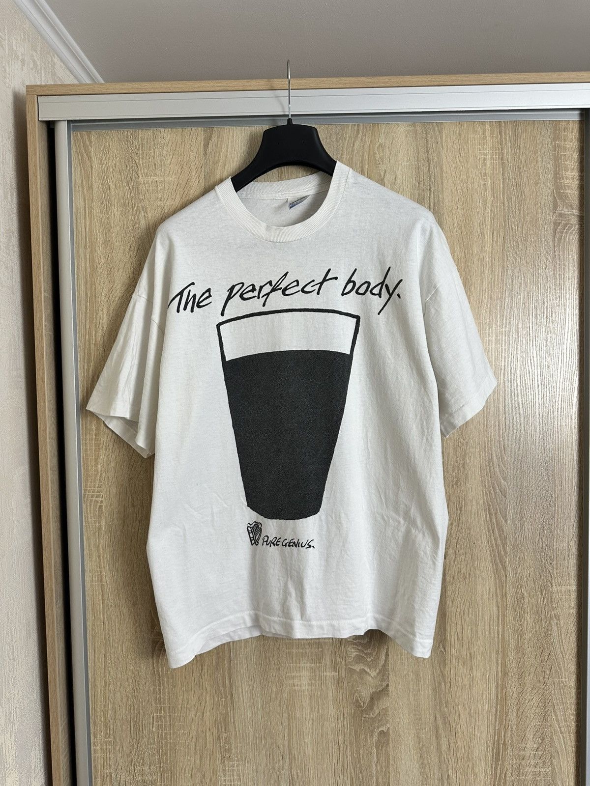Drink Beer Save Water 🔥 Vintage Guinness The Perfect Body Six Steps T Shirt Beer Size US XL / EU 56 / 4 - 1 Thumbnail