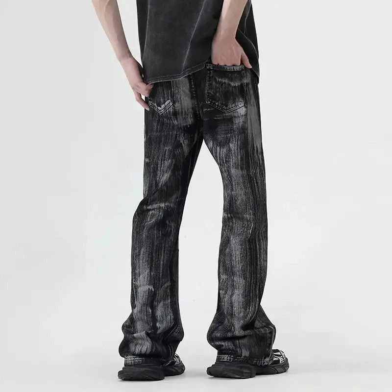 Japanese Brand Retro loose high street micro flared jeans Size US 32 / EU 48 - 4 Thumbnail