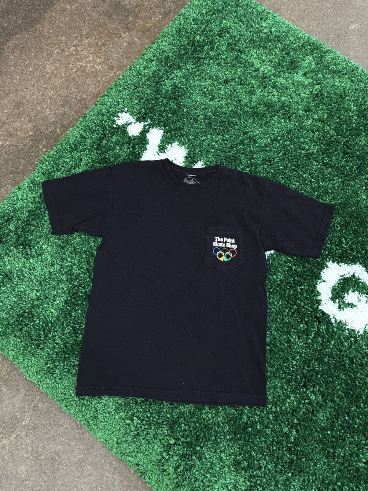 Other Skateboarding Is A Crime Point Skate Shop Tee Black Medium Size US M / EU 48-50 / 2 - 3 Thumbnail
