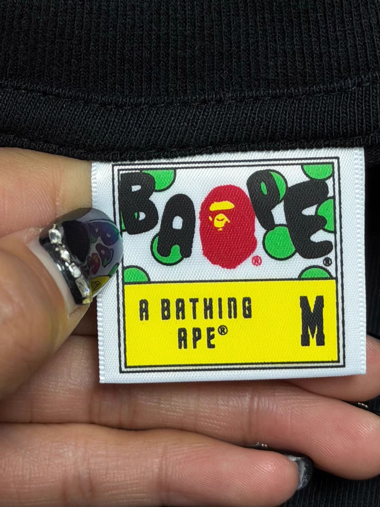 Bape BAPE Black Short Sleeve Tee Size US M / EU 48-50 / 2 - 8 Thumbnail