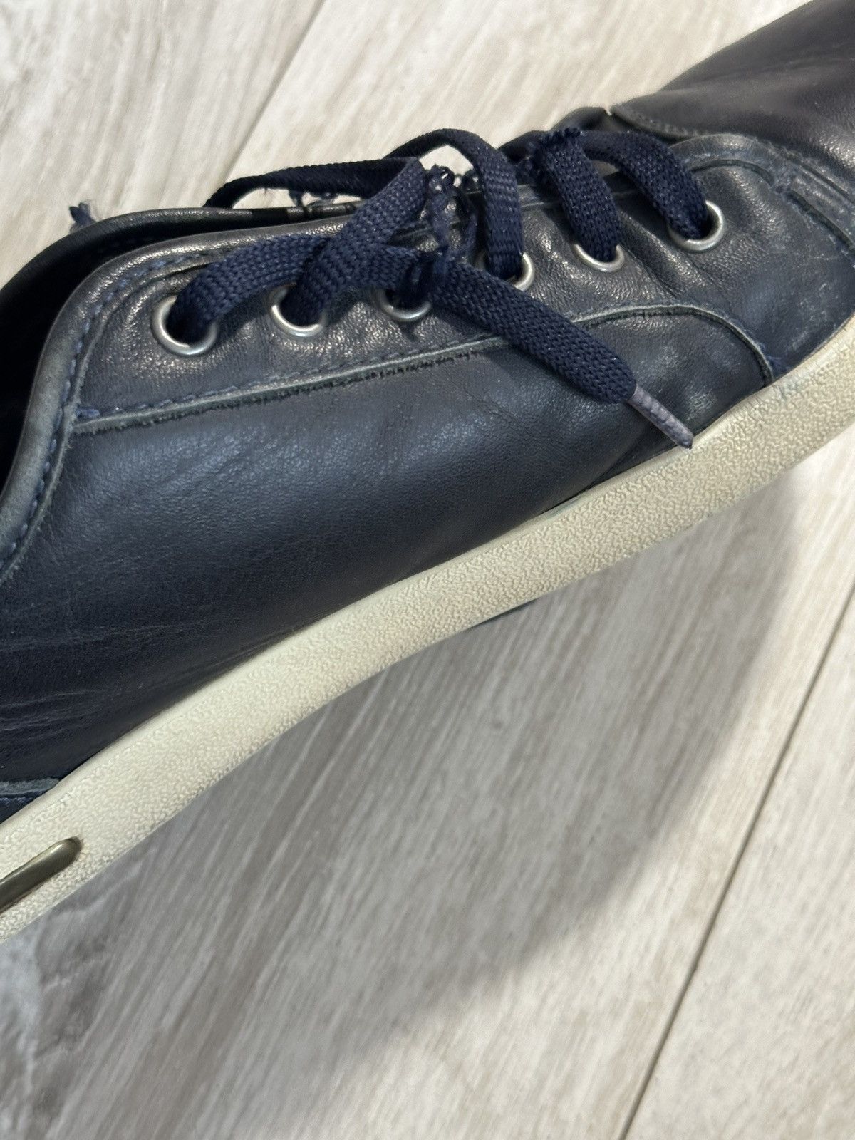 Dolce & Gabbana Dolce & Gabbana Blue Low Top Sneaker vintage Size US 6.5 / EU 39-40 - 13 Thumbnail