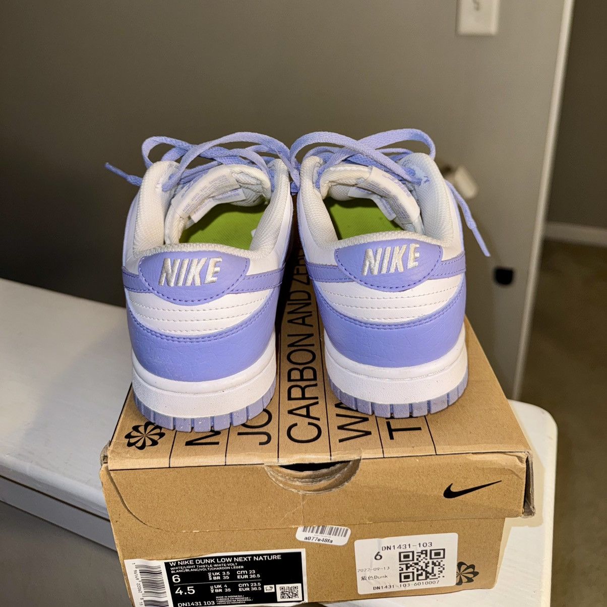 Nike Nike Dunk Low Next Nature - Lilac (Women) Size US 6 / IT 36 - 5 Thumbnail