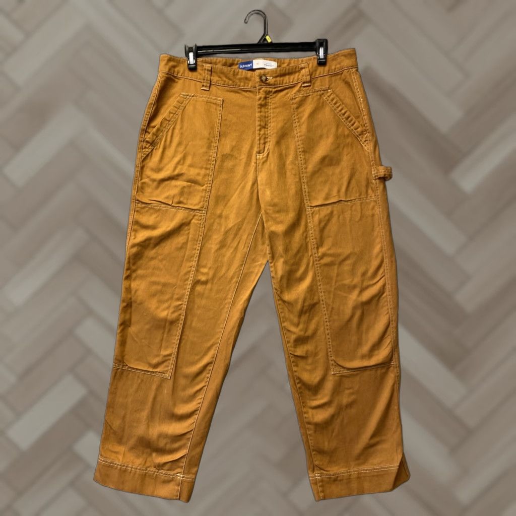 Old Navy Old Navy Utility Pants Womens 16 Tart Straight Leg High Rise Size 25" / US 0 / IT 36 - 1 Thumbnail