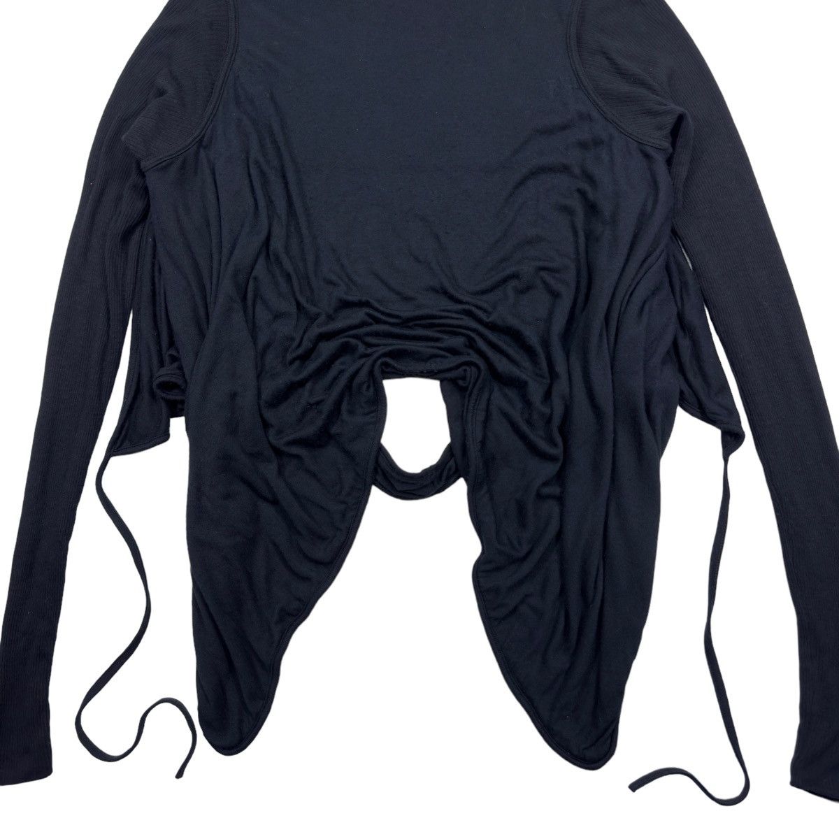 Rick Owens Rick Owens Double Layered Avant Garde Cardigan Size S black Size US S / EU 44-46 / 1 - 5 Thumbnail