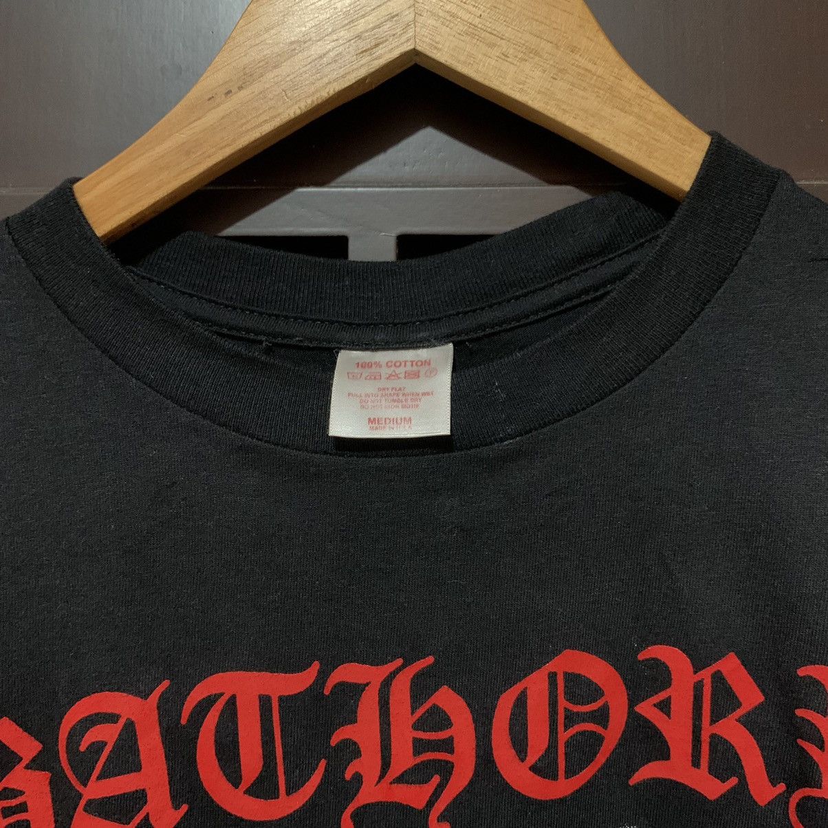 Band Tees Bathory Vintage Very Rare Size US M / EU 48-50 / 2 - 5 Thumbnail